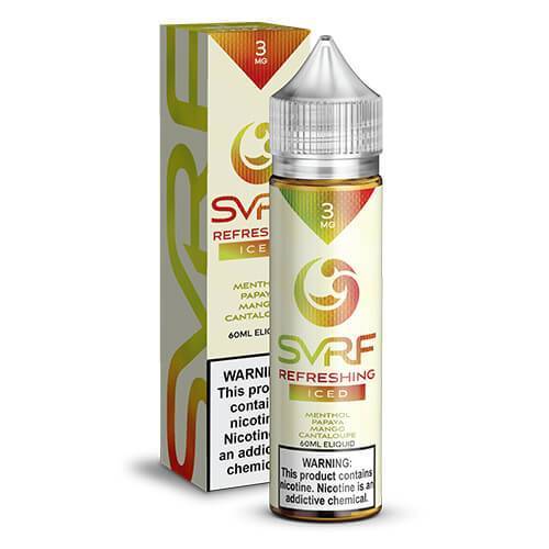 Refreshing Iced by SVRF Series 60mL (Freebase) with Packaging