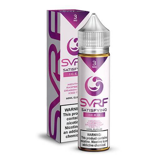 Satisfying Iced by SVRF Series 60mL (Freebase) With Packaging
