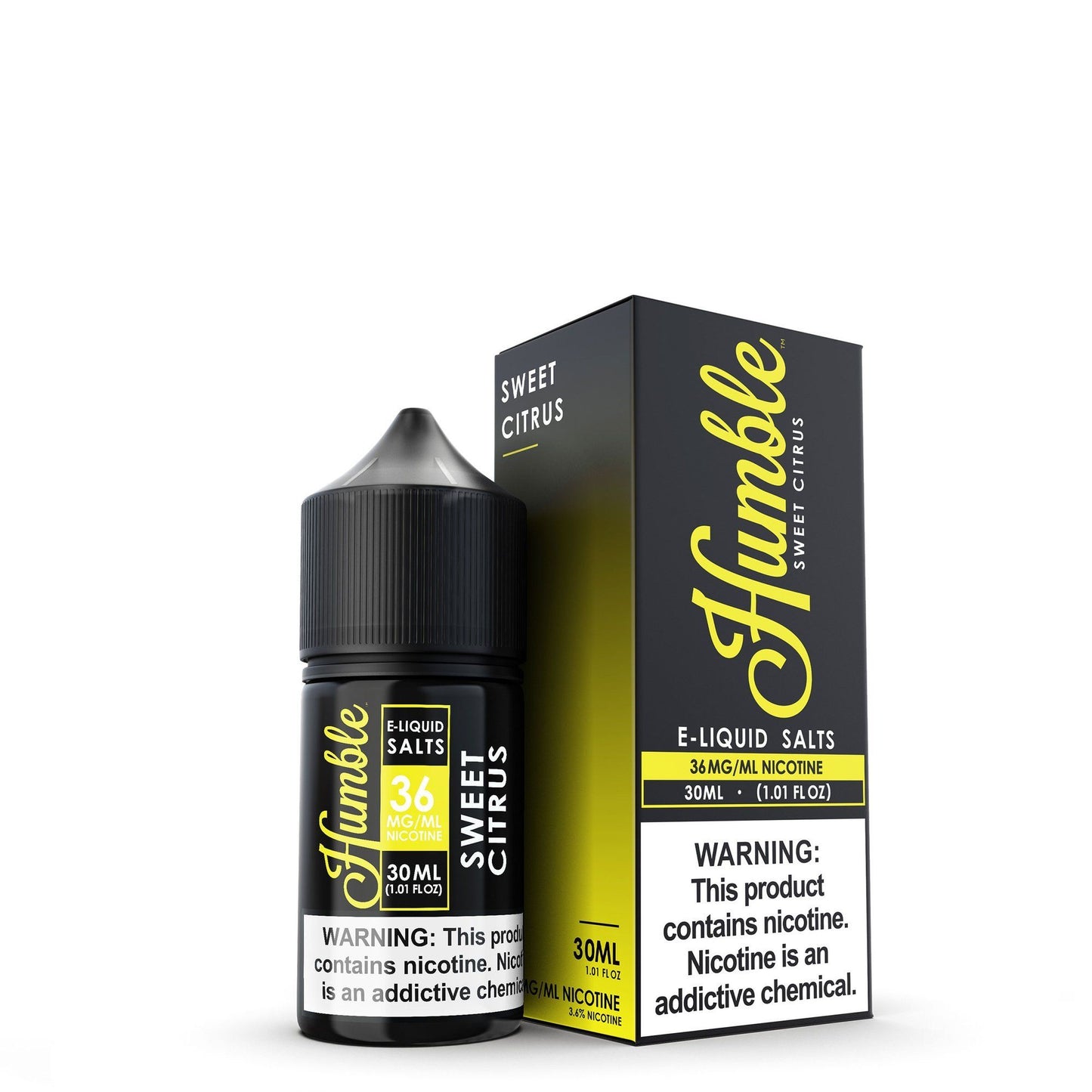 Humble Juice Co. SALTS E-Liquid - Sweet Citrus, 30ml with Packaging