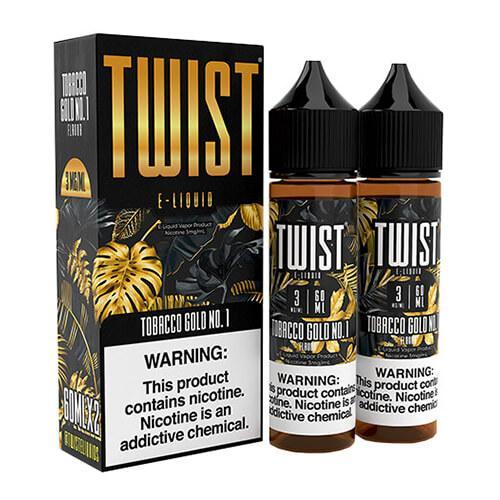 Twist Eliquids - Tobacco Gold No. 1, 120mL (60mL 2-Pack) with Packaging