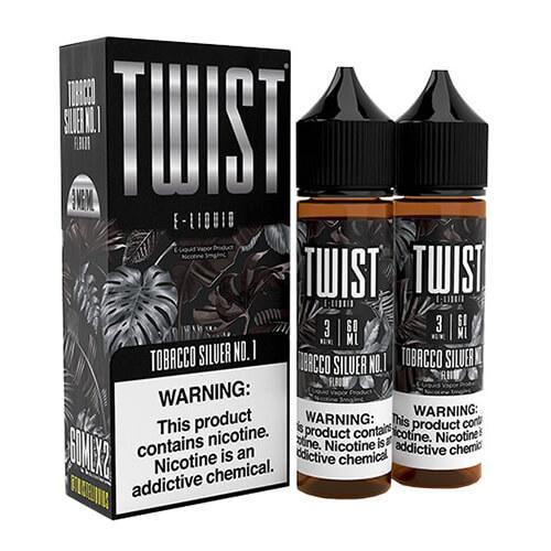 Twist Eliquids - Tobacco Silver No. 1, 120mL (60mL 2-Pack) with Packaging