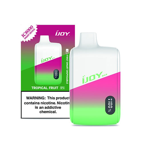 IJoy Bar IC8000 Disposable | 8000 Puffs | 18mL | 50mg | tropical fruit with packaging