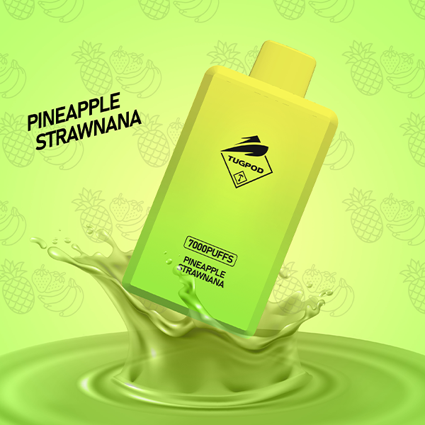 Tugpod BOX Disposable | 7000 Puffs | 16mL | 50mg | Pineapple Strawnana
