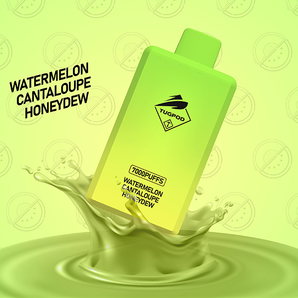Tugpod BOX Disposable | 7000 Puffs | 16mL | 50mg | Watermelon Cantaloupe Honeydew