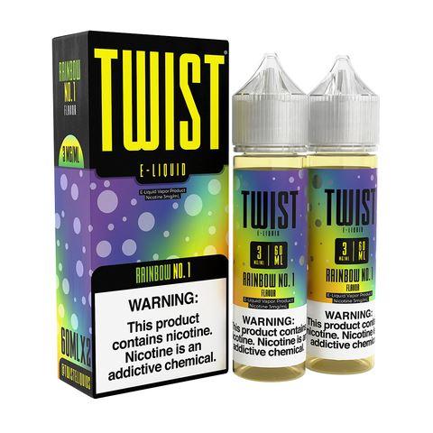 Rainbow No. 1 by Twist E-Liquids 120mL (Freebase) • 60mL 2-Pack with Packaging