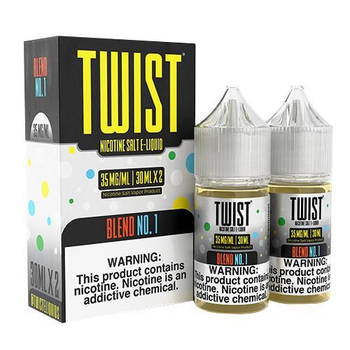 Blend No. 1 by Twist Salts Series 60mL (Salt Nic) • 30mL 2-Pack With Packaging