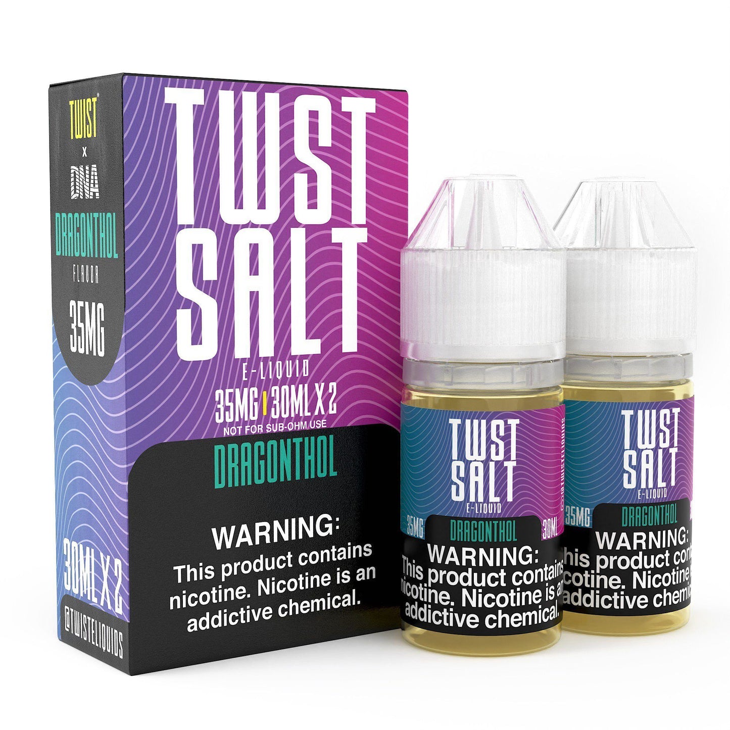Dragonthol by Twist Salt Series 60mL (Salt Nic) • 30mL 2-Pack with Packaging