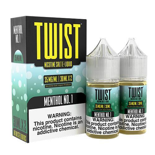 Menthol No.1 by Twist Salts Series (Salt Nic) • 30mL 2-Pack With Packaging