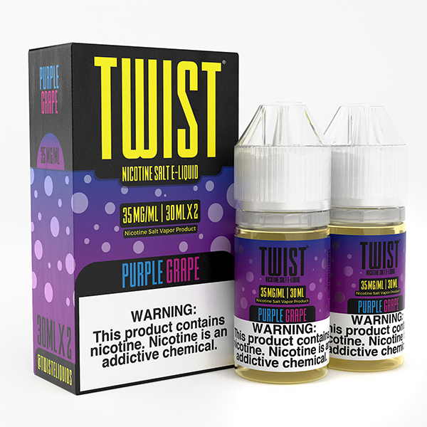 Purple Grape by Twist Salts Series (Salt Nic) • 30mL 2-Pack With Packaging