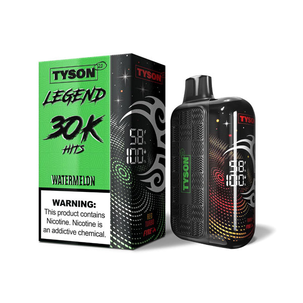 Tyson 2.0 Legend (Dispo) (30000Puff)(16mL) | Watermelon with packaging