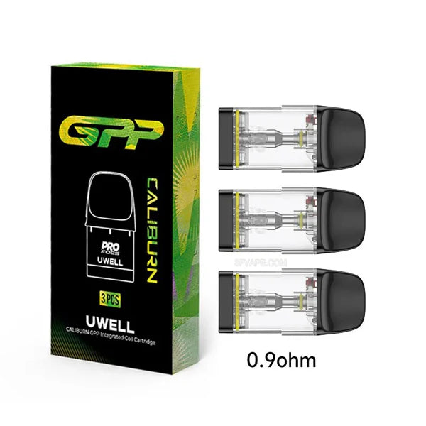 Uwell - Caliburn GPP (Pods)(3-Pack) 3mL Top-Fill 0.9 ohm with Packaging