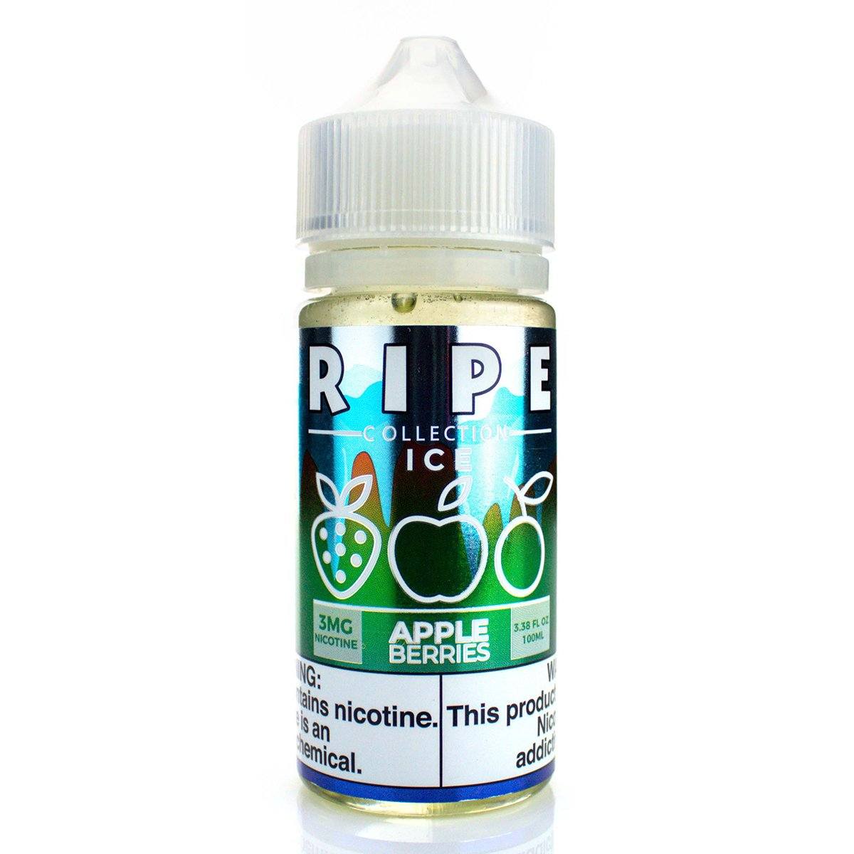 Apple Berries On ICE by Vape 100 Ripe Series E-Liquid 100mL Bottle