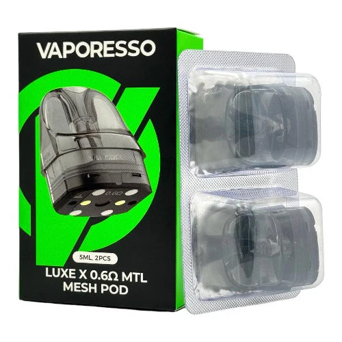 Vaporesso - Luxe X 5mL Pod (2-Pack) - mesh 0.6ohm with Packaging