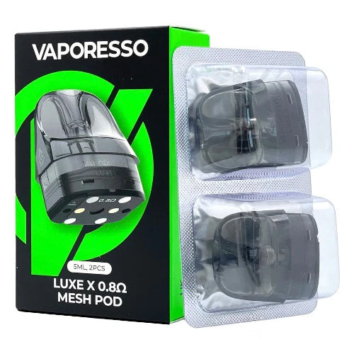 Vaporesso - Luxe X 5mL Pod (2-Pack) - mesh 0.8ohm with Packaging