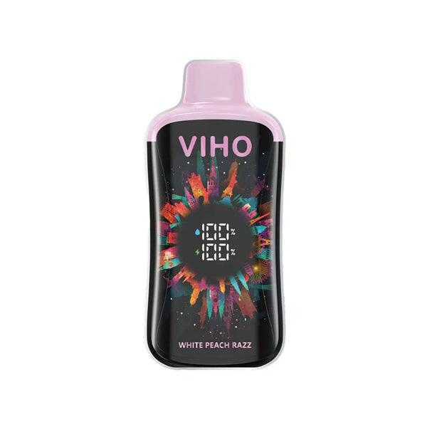 Viho Super Charge PRO Disposable | 20000 Puffs | 21mL | 50mg | White Peach Razz