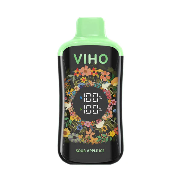 Viho Super Charge PRO Disposable | 20000 Puffs | 21mL | 50mg | Sour Apple Ice