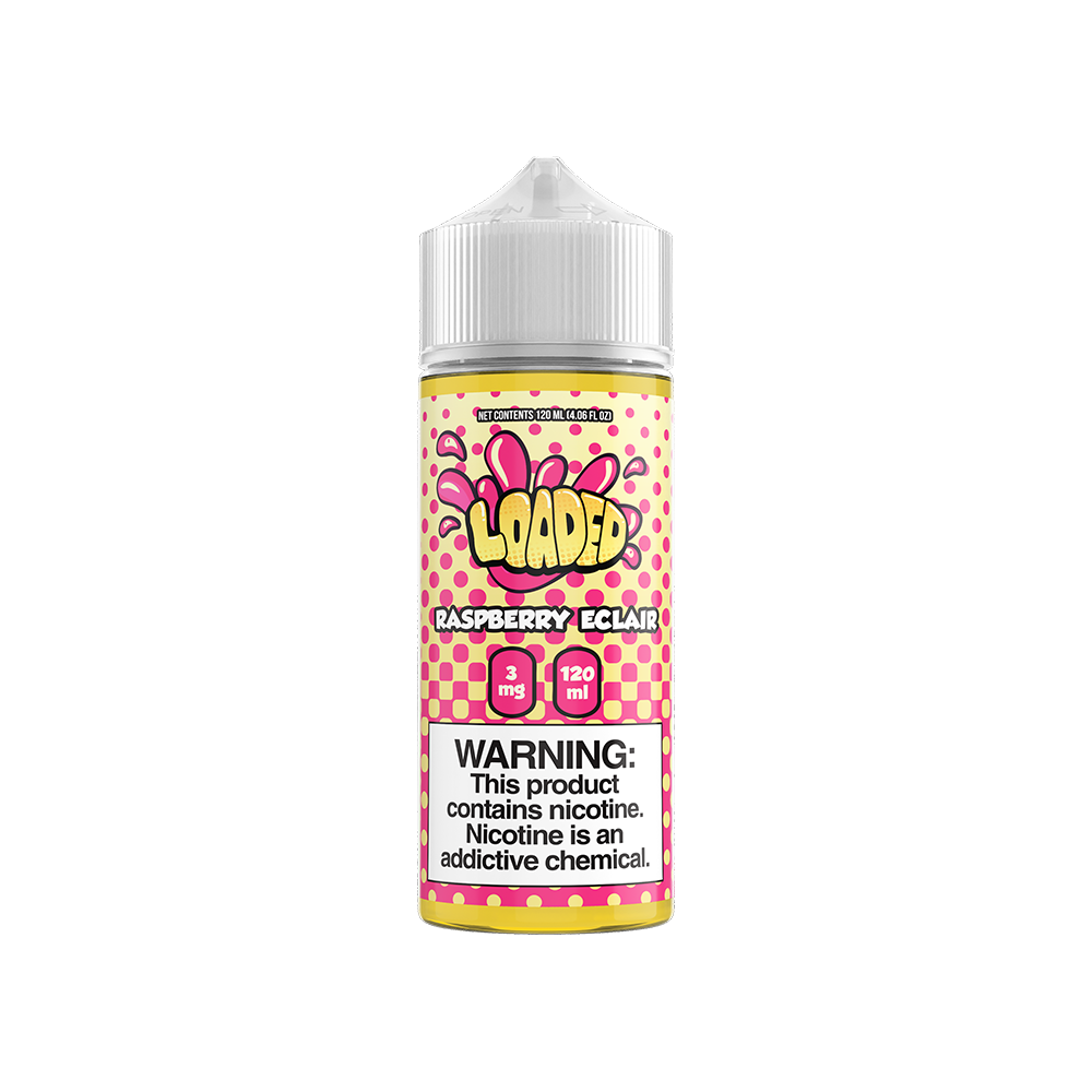 Raspberry Éclair by LOADED Series 120ml Bottle