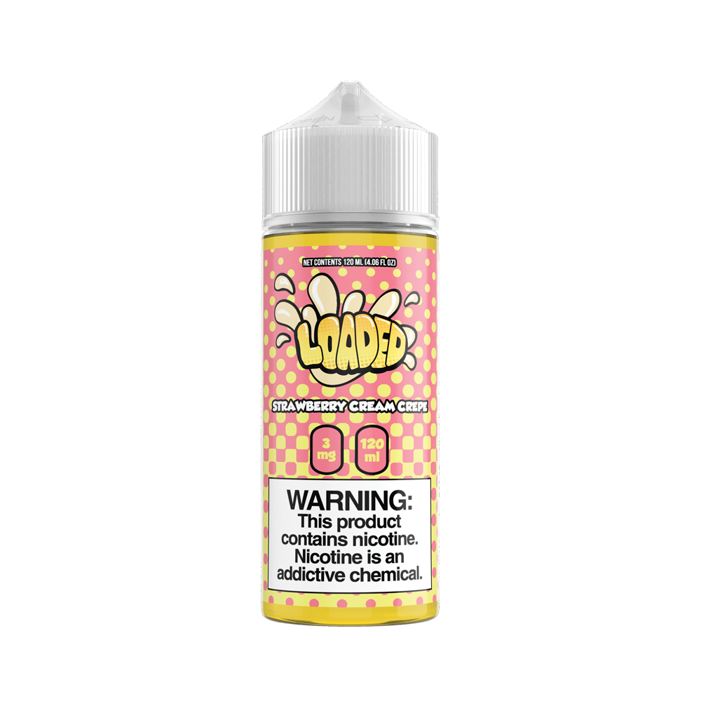 Strawberry Cream Crepe by Loaded Series | 120mL Bottle