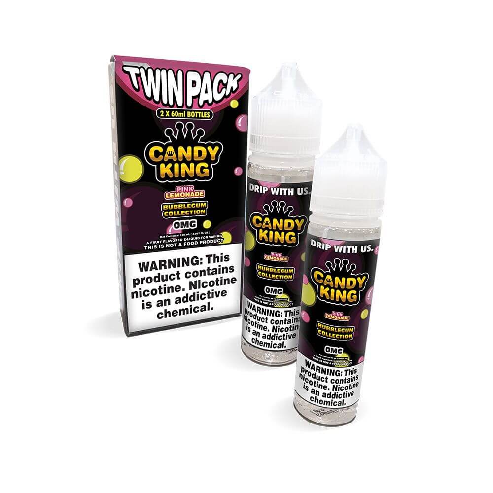 Pink Lemonade by Candy King Bubblegum Collection 120mL with Packaging