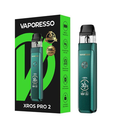 Vaporesso XROS Pro 2 Pod System Gem Green with packaging