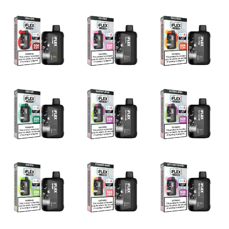 Juice Head iFlex Melatonin 50K Disposable - Group Photo with Packaging