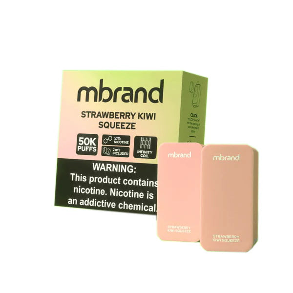 7Daze Click-Mates Mbrand Pods (Liq Pod)(20mg/22mL) (2-Pack) Strawberry Kiwi Squeeze