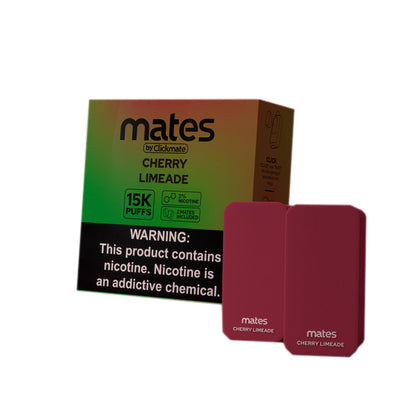 7Daze ClickMates 2% Prefilled Pods 2-Pack | Cherry Limeade with packaging