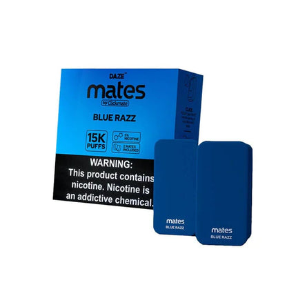 7Daze ClickMates 2% Prefilled Pods 2-Pack | Blue Razz with Packaging