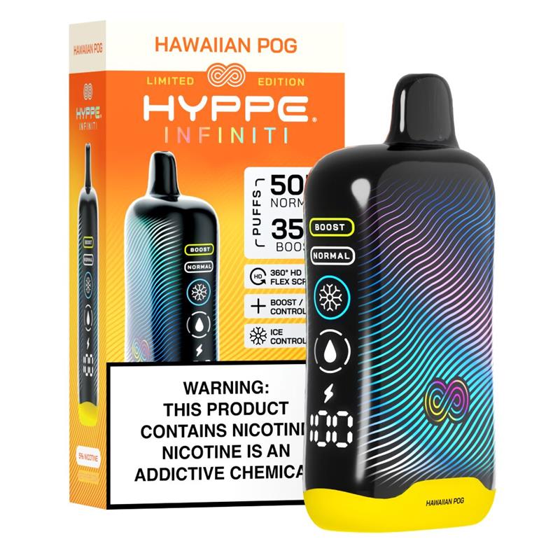 Hyppe Infiniti Disposable Hawaiian Pod with packaging