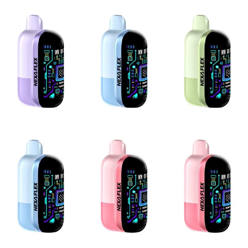 NEXA Flex 30K Disposable Coolness Dispo + Power Dock, 18mL - Group Photo