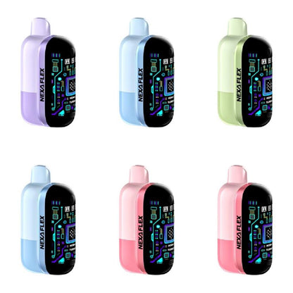 NEXA Flex 30K Disposable Coolness Dispo + Power Dock, 18mL - Group Photo