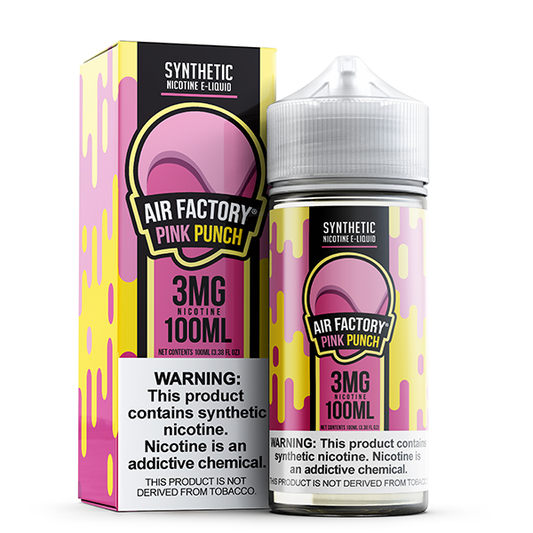 AIR FACTORY ORIGINAL Pink Punch Ice 100mL eLiquid with Packaging 