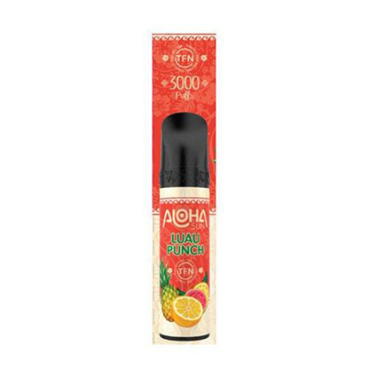 Aloha Sun Disposable | 3000 Puffs | 8mL Luau Punch	Packaging