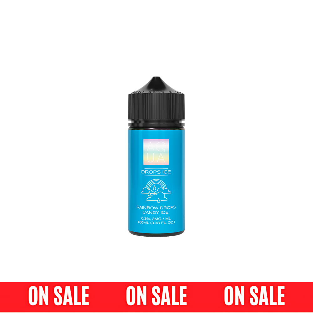 Aqua - Drops Menthol E-Juice, 100mL