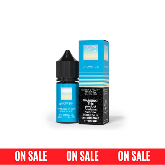 Aqua SALTS E-Liquid - Drops Menthol, 30mL