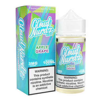 Grape Apple Iced  by Cloud Nurdz TFN 100mL with Packaging