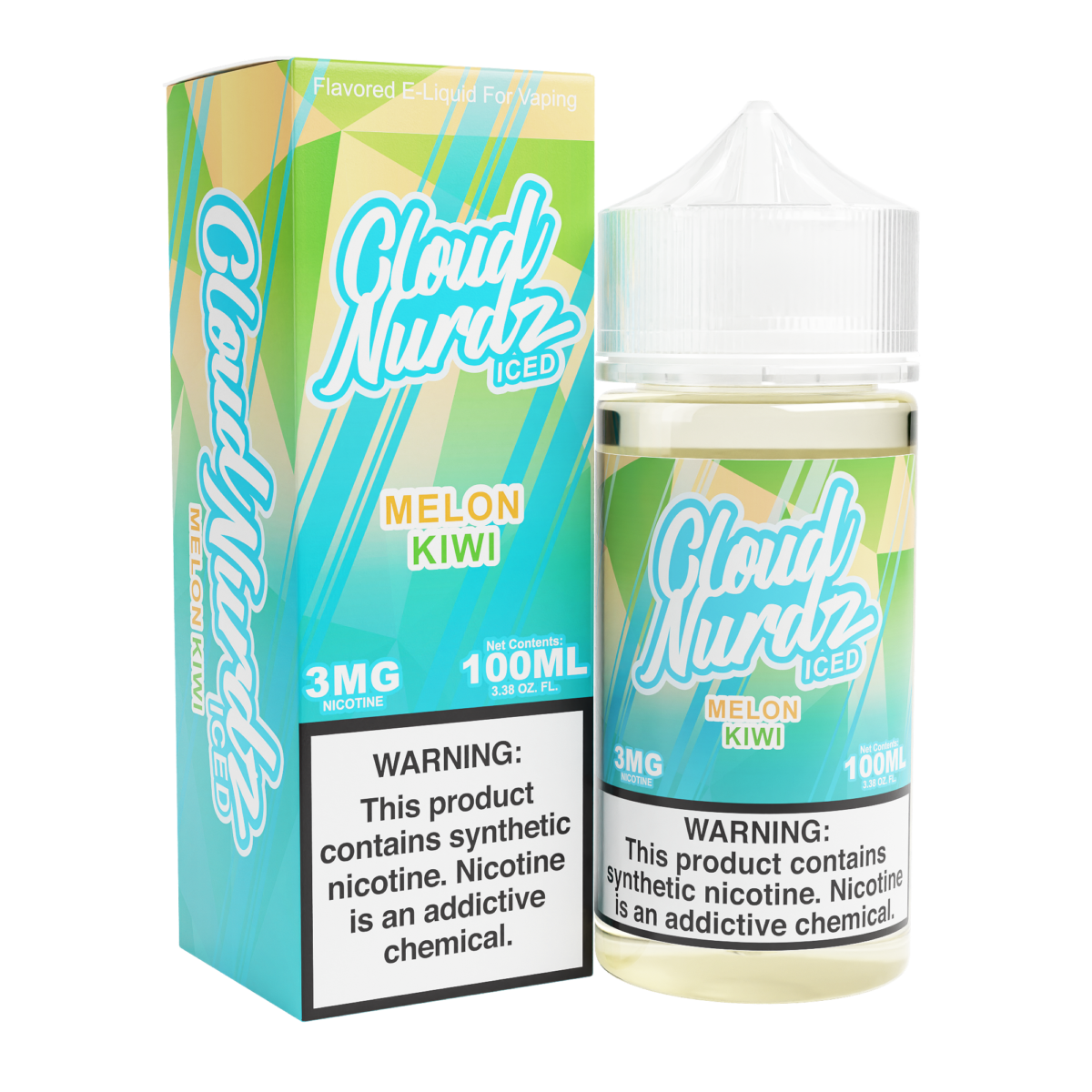 Kiwi Melon Iced by Cloud Nurdz TFN 100mL With Packaging