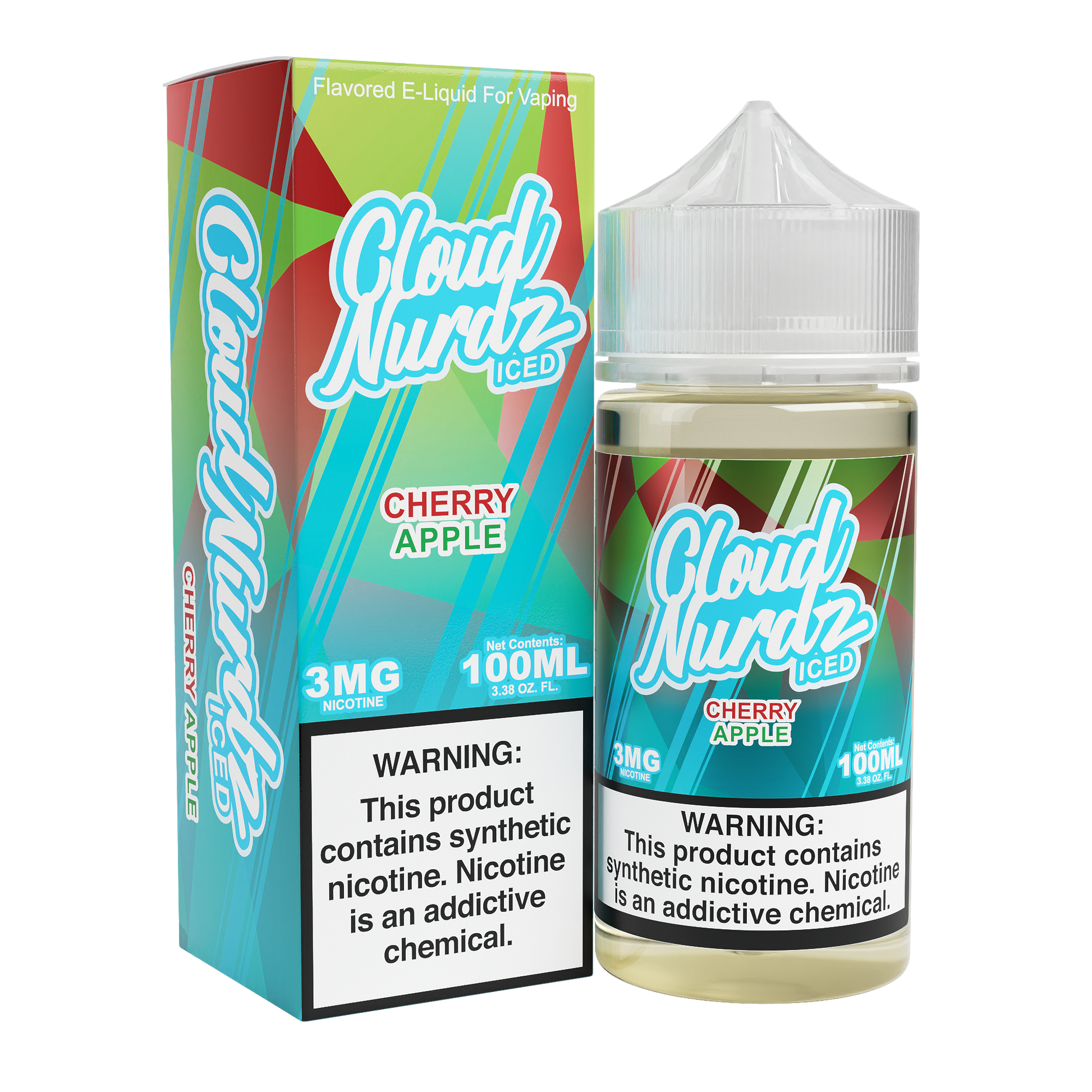 Cherry Apple Iced by Cloud Nurdz TFN 100mL with packaging