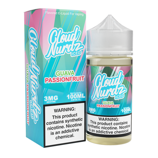 Guava Passionfruit Iced (Pink Guava Iced) by Cloud Nurdz TFN 100mL