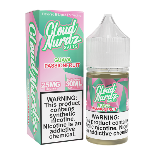 Guava Passionfruit (Pink Guava) by Cloud Nurdz TFN Salt 30mL