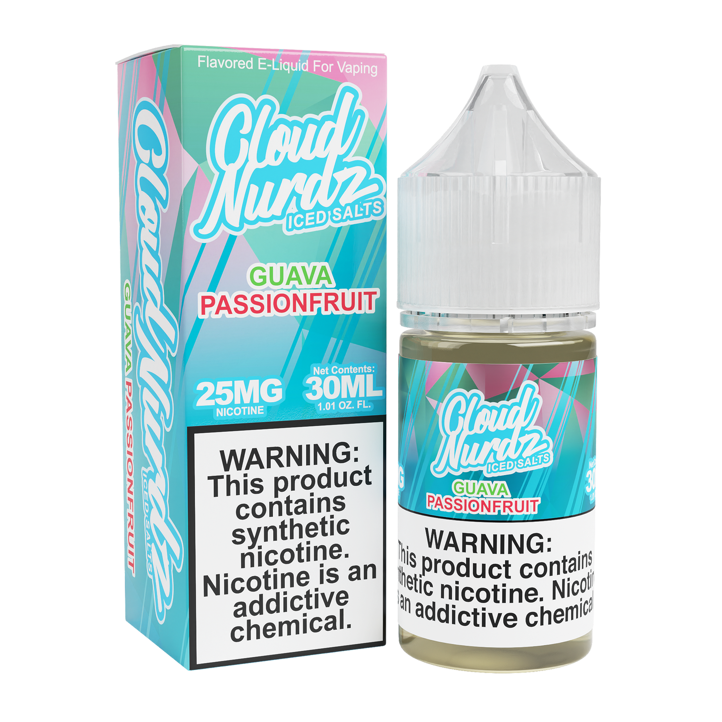 Guava Passionfruit Iced (Pink Guava Iced) by Cloud Nurdz TFN Salt 30mL