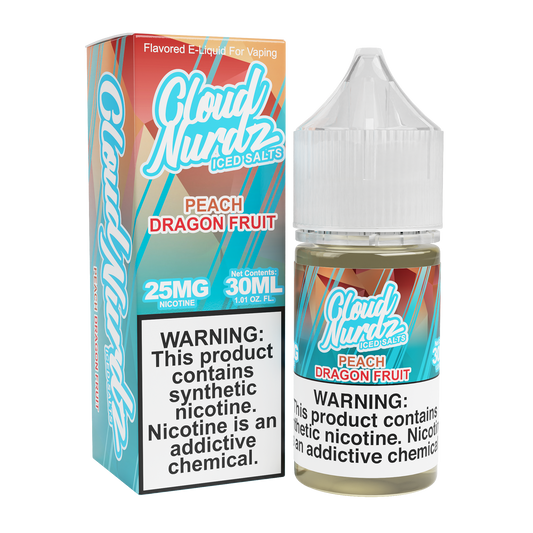 Peach Dragonfruit Iced by Cloud Nurdz TFN Salt 30mL