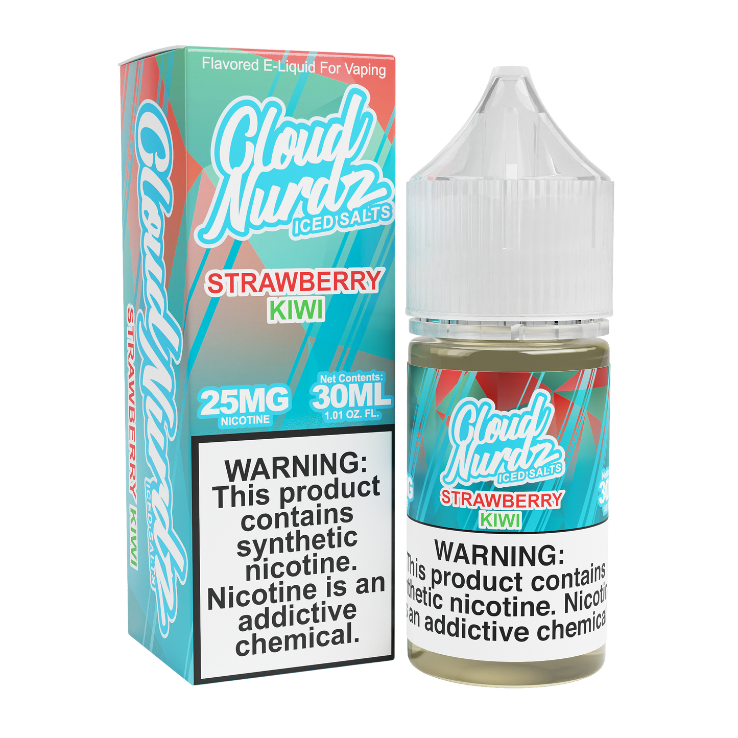 Strawberry Kiwi Iced by Cloud Nurdz TFN Salt 30mL