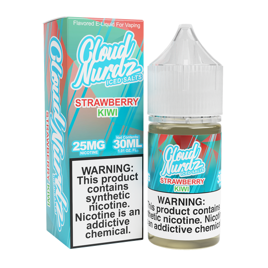 Strawberry Kiwi Iced by Cloud Nurdz TFN Salt 30mL