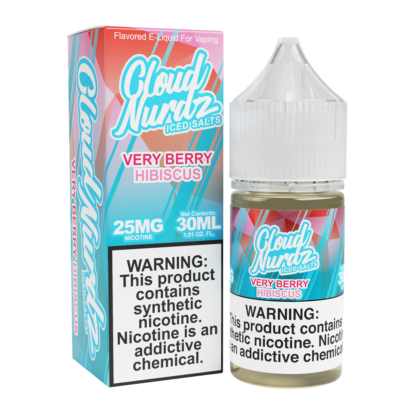 Very Berry Hibiscus Iced by Cloud Nurdz TFN Salt 30mL