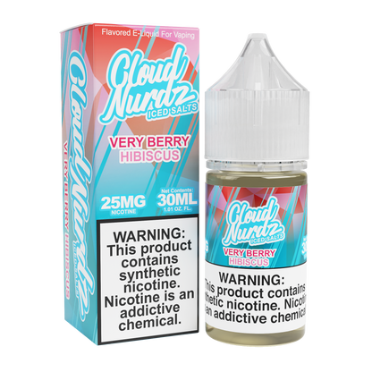 Cloud Nurdz TFN Salt-Very Berry Hibiscus Iced, 30mL