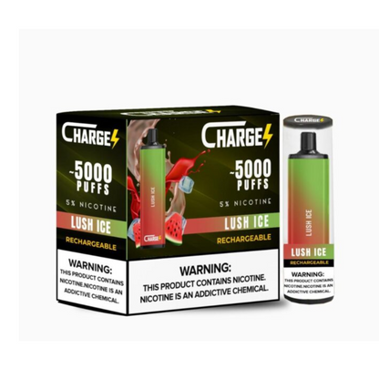 Charge Disposable | 5000 Puffs | 12mL Lush Ice with Packaging