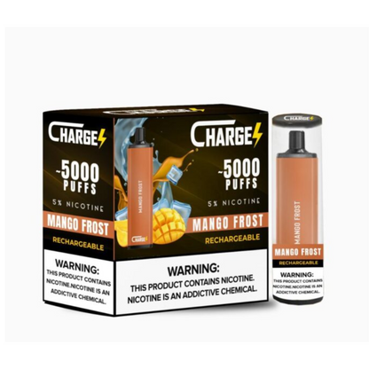 Charge Disposable | 5000 Puffs | 12mL Mango Frost with Packaging