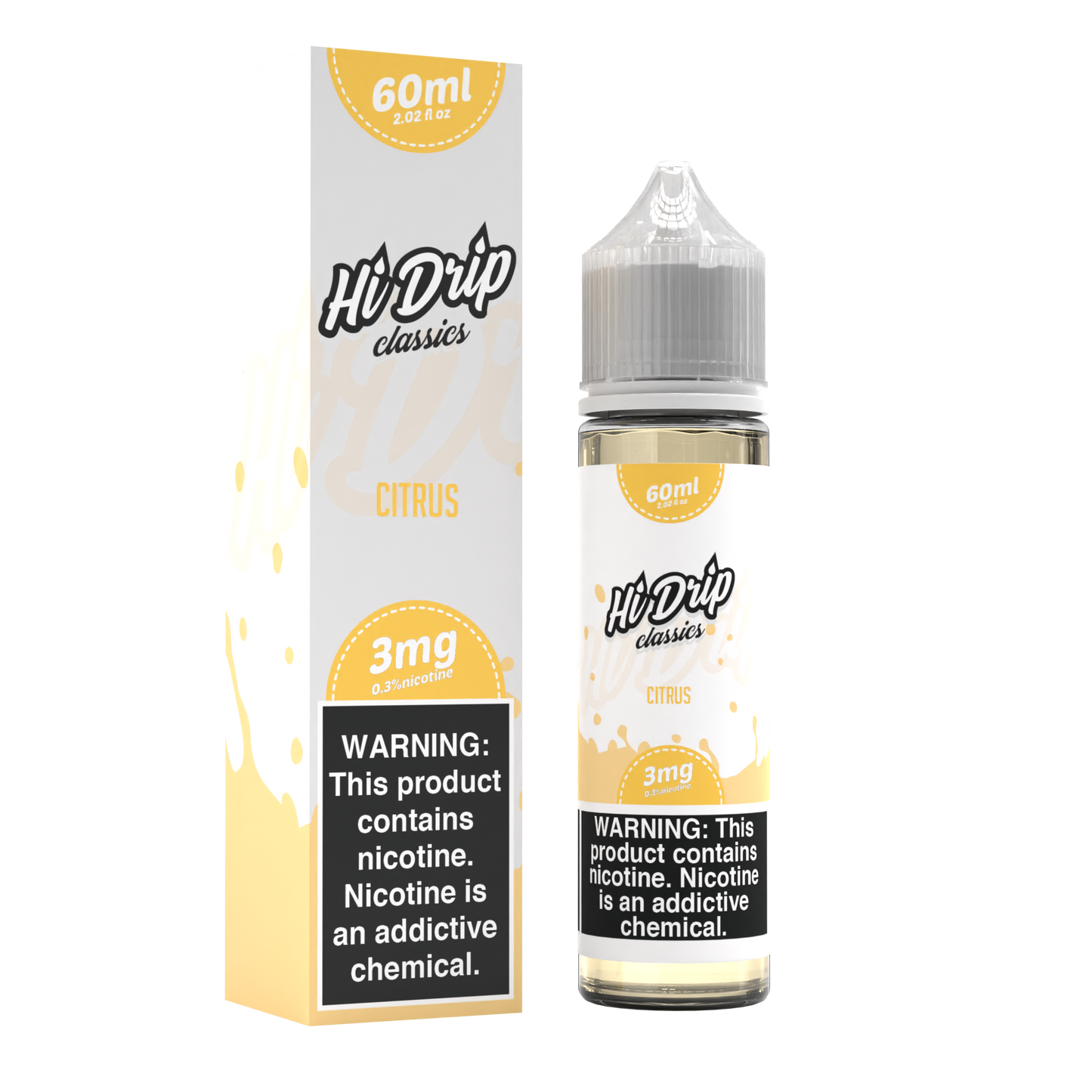 Citrus by Hi-Drip Classics E-Liquid 60ML with Packaging