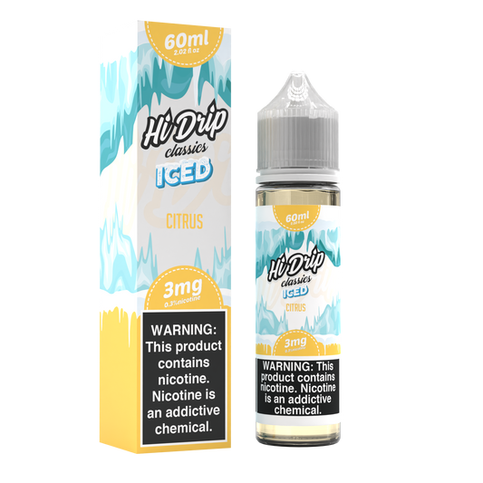 Citrus Iced by Hi-Drip Classics E-Liquid 60ML with Packaging